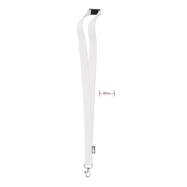 Lanyard din RPET cu carabina Lanyard din RPET cu carabina