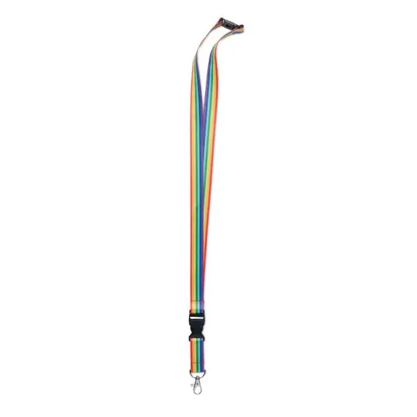 Lanyard RPET curcubeu Lanyard RPET curcubeu