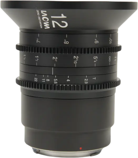 Laowa 12mm T2.9 Zero-D Cine, Obiectiv Cinema, Montura Canon RF, Marcaje in Feet