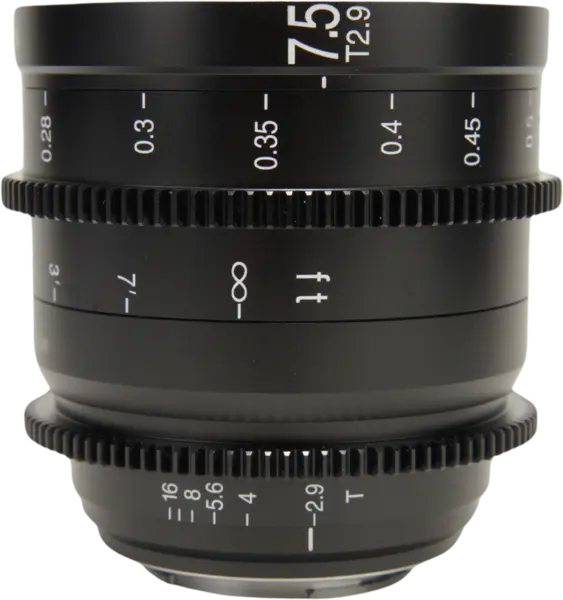 Laowa 7.5mm T2.9 Zero-D S35 Cine, Obiectiv Cinema, Montura Fuji X, Unghi Ultra Larg, Diafragma T2.9, Constructie Metalica