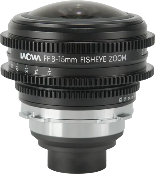 Laowa 8-15mm T2.9 FF Zoom Fisheye Cine, Montura Arri PL, Diafragma T2.9, Format Full-Frame