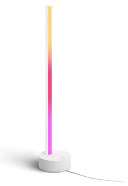Lapa LED RGB inteligenta Philips Hue Gradient Signe, Bluetooth, 730 lm, lumina alba si colorata, IP20, 55.3 cm, Aluminiu (Alb)