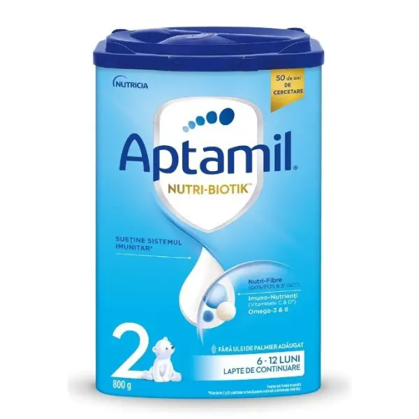 Lapte Aptamil 2, Milupa | 800 grame