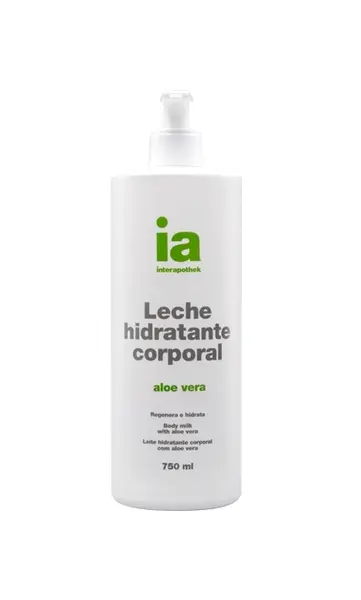 Lapte de corp cu extract de aloe vera, Interapothek | 750 ml