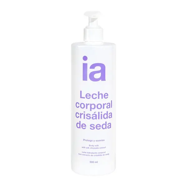 Lapte de corp cu extract de matase, Interapothek | 500 ml