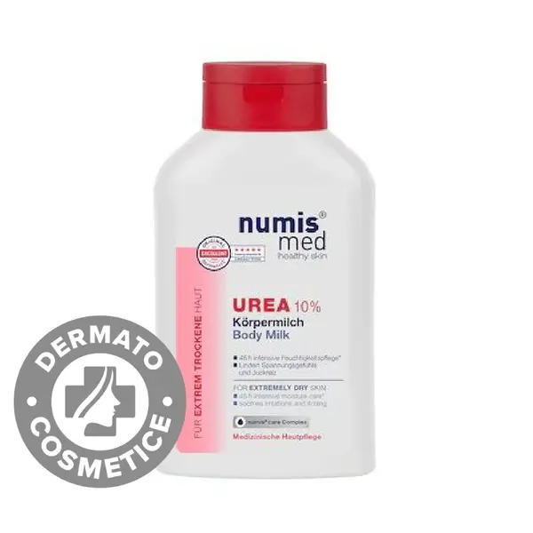 Lapte de corp cu uree 10%, 300ml, Numismed