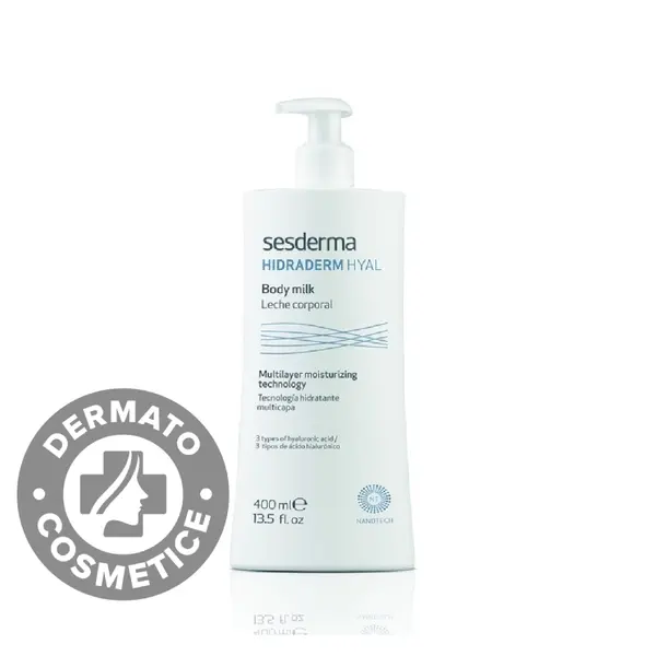 Lapte de corp Hidraderm Hyal, 400ml, Sesderma