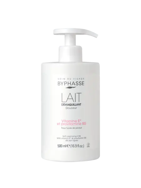 Lapte demachiant pentru toate tipurile de ten, 500ml, Byphasse