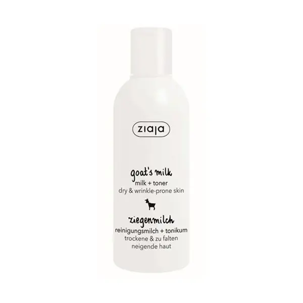 Lapte demachiant si tonic cu lapte de capra, 200ml, Ziaja