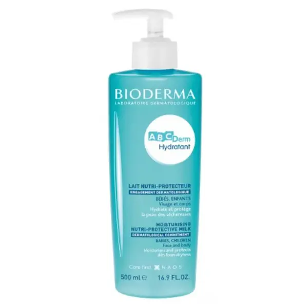 Lapte hidratant ABCDerm, Bioderma | 500 ml