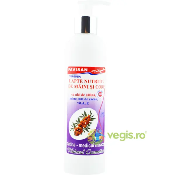 Lapte Nutritiv de Maini si Corp cu Ulei de Catina 200ml
