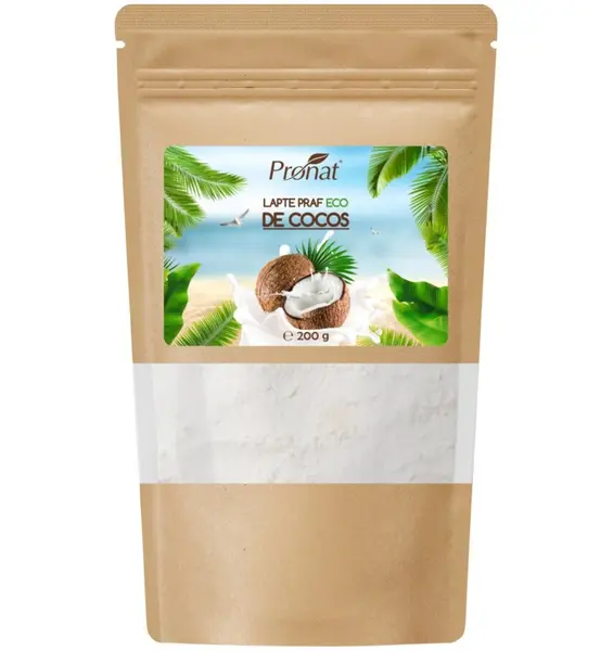 Lapte praf BIO de cocos, 200 g
