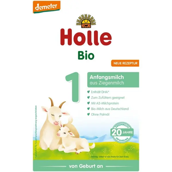 Lapte praf de capra pentru sugari de la nastere Formula 1, eco - 400 g