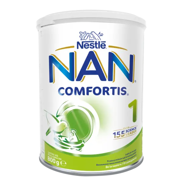 Lapte praf Nan 1 Comfortis +0 luni, 800g, Nestle