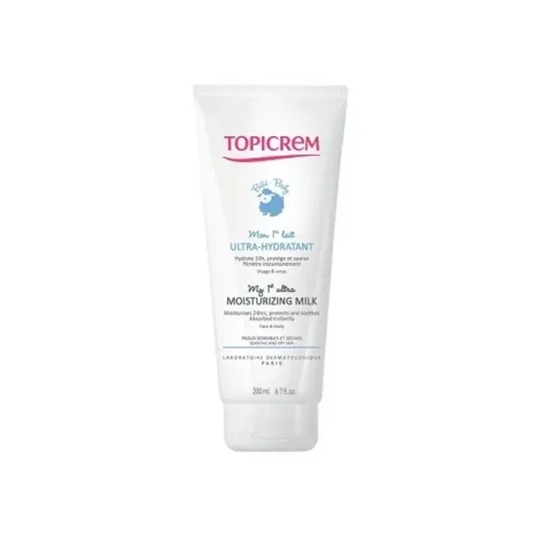 Lapte ultra-hidratant Bebe, 200ml, Topicrem