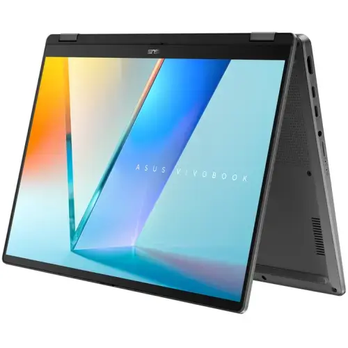 Laptop 2in1 ASUS Vivobook 14 Flip TP3407SA (Procesor Intel® Core™ Ultra 7 258V (12M Cache, up to 4.80 GHz) 14inch WUXGA Touch, 32GB, 1TB SSD, Intel Arc 140V, Win 11 Pro, Gri)