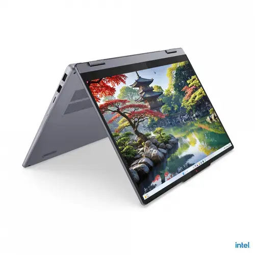 Laptop 2in1 Lenovo IdeaPad 5 14IAL10 (Procesor Intel® Core™ Ultra 7 255H (24M Cache, up to 5.10 GHz) 14inch WUXGA IPS Touch, 16GB LPDDR5X, 1TB SSD, Intel Arc 140T Graphics, Gri)