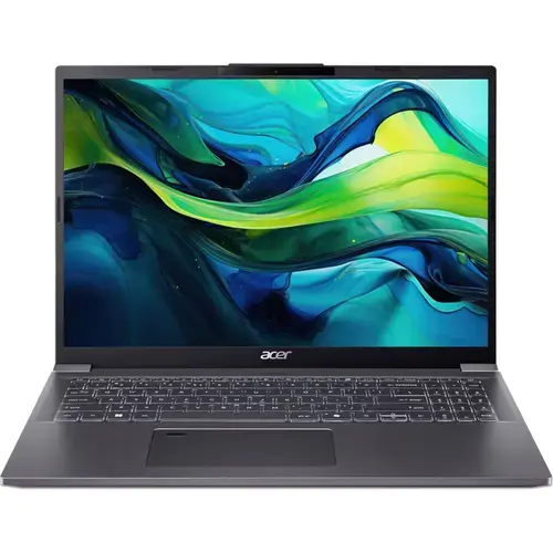 Laptop Acer Aspire 16 A16-71M (Procesor Intel® Core™ Ultra 5 115U (10M Cache, up to 4.20 GHz) 16inch WUXGA IPS, 16GB LPDDR5X, 512GB SSD, Intel Integrated Graphics, Gri)