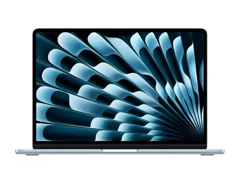 Laptop Apple MacBook Air 13, Procesor Apple M4 chip (10-core CPU, 10-core GPU), 13.6inch WQXGA, 16GB, 512GB, layout INT, Mac OS (Albastru deschis)
