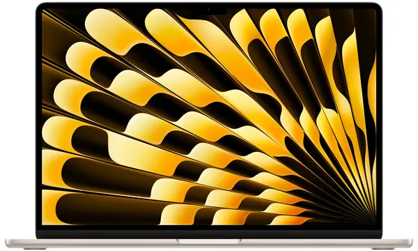 Laptop Apple - MacBook Air 15, 15.3'', CTO, М3 8/10, 16GB/512GB, 70W USB-C, Starlight