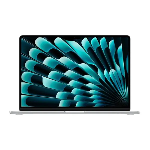 Laptop Apple MacBook Air 15" cu procesor Apple M5, 10 nuclee CPU, 10 nuclee GPU, 16 nuclee Neural Engine, 32GB RAM, 1TB SSD, Silver, Tastatura Internationala