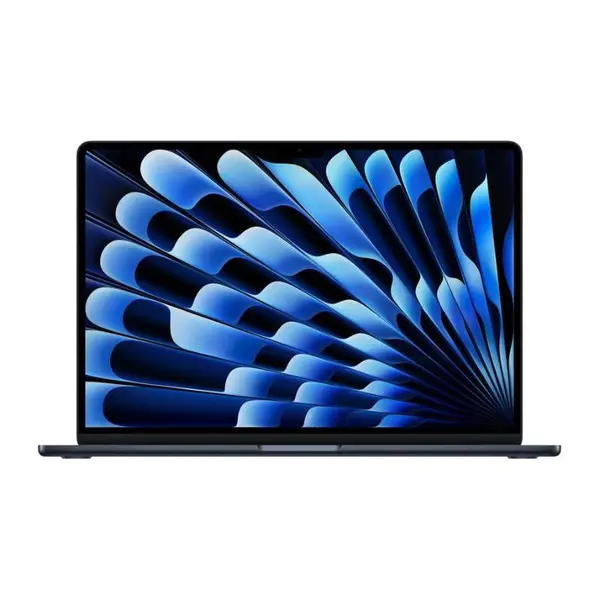 Laptop Apple MacBook Air 15" cu procesor Apple M5, 10 nuclee CPU, 10 nuclee GPU, 16 nuclee Neural Engine, 32GB RAM, 512GB SSD, Midnight, Tastatura US English