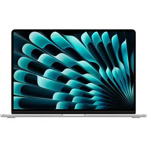 Laptop Apple MacBook Air 15 (Procesor Apple M4 (10-core CPU), 15.3inch Liquid Retina, 16GB, 256GB SSD, Apple M4 10-core GPU, Mac OS, Layout INT, Argintiu)