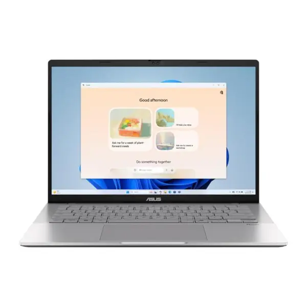 Laptop Asus Vivobook S14 S3407VA-LY017, Intel Core i5-13420H, 14" WUXGA, IPS, 16GB RAM DDR5, 1TB SSD, Intel UHD Graphics, Fara Sistem de operare, Cool Silver