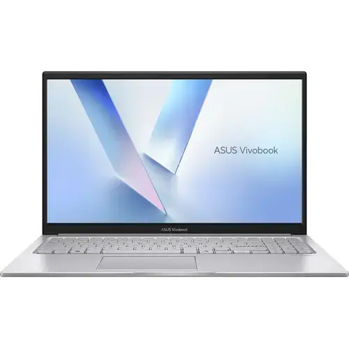 Laptop ASUS Vivobook X1504MA (Procesor Intel® Core™ 7 350 (6M Cache, up to 4.80 GHz) 15.6inch FHD, 16GB DDR5, 512GB SSD, Intel Graphics, Argintiu)