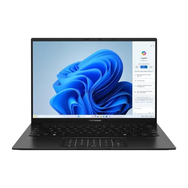 Laptop Asus Zenbook 14 OLED UM3406GA-QD094X, AMD Ryzen AI 7 445, 14" WUXGA, OLED, 32 GB RAM LPDDR5X, 1 TB SSD, Radeon Graphics, Windows 11 Pro, Black