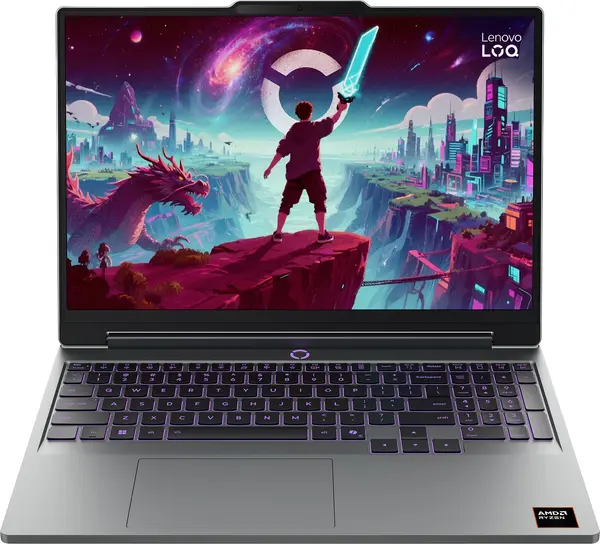 Laptop de gaming Lenovo – LOQ, 15.3'', WUXGA, Ryzen 7, 165Hz