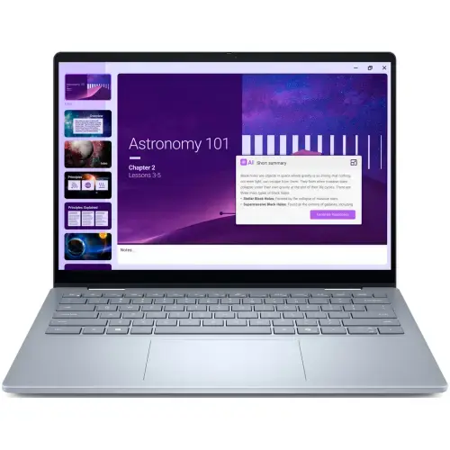 Laptop Dell 14 Plus DB04250 (Procesor Intel® Core™ Ultra 7 256V (12M Cache, up to 4.80 GHz) 14inch FHD+ Touchscreen, 16GB, 1TB SSD, Intel Arc 140V Graphics, Windows 11 Pro, Albastru)
