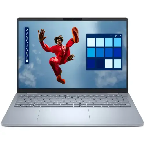 Laptop Dell 16 Plus DB16250 (Procesor Intel® Core™ Ultra 7 256V (12M Cache, up to 4.80 GHz) 16inch WQXGA, 16GB, 512GB SSD, Intel Arc 140V Graphics, Windows 11 Pro, Albastru)