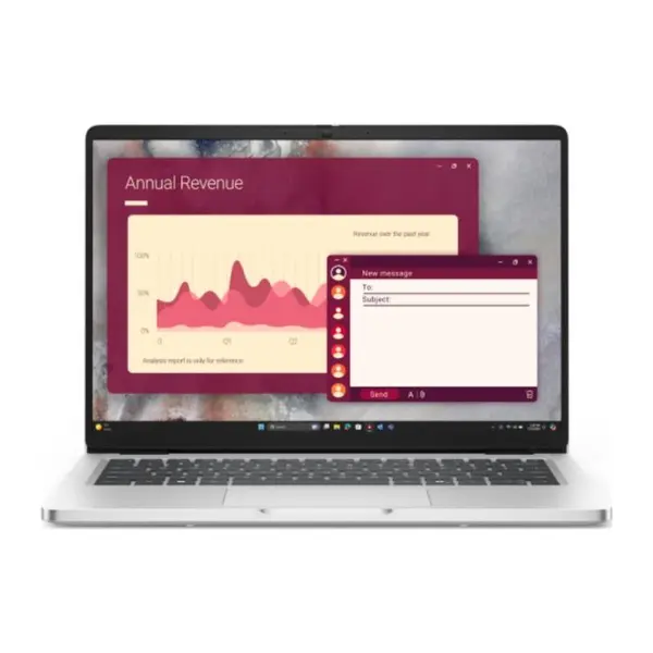 Laptop Dell Pro 14 PC14250, Intel Core Ultra 5 235U, 14" WUXGA, IPS, 16 GB RAM DDR5, 512 GB SSD, Intel Graphics, Windows 11 Pro, Argintiu