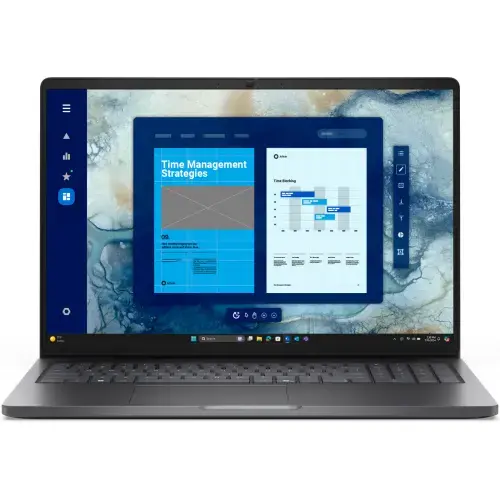 Laptop Dell Pro 16 PC16250 (Procesor Intel® Core™ 5 120U (12M Cache, up to 5.0 GHz), 16inch FHD+, 16GB DDR5, 256GB SSD, Intel Graphics, Ubuntu, Negru)
