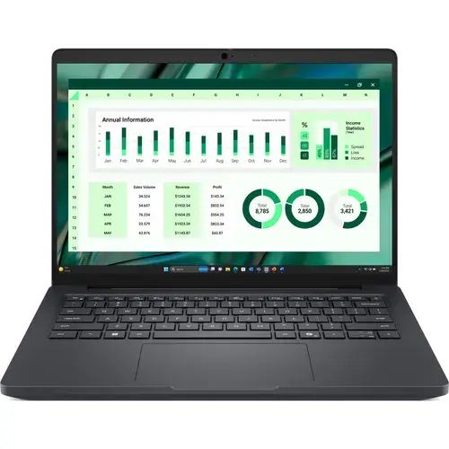Laptop Dell Pro Max 14 MC14255 (Procesor AMD Ryzen AI 7 PRO 35 (16M Cache, up to 5.0 GHz) 14inch WUXGA 400 niti, 16GB LPDDR5x, 512GB SSD, AMD Radeon 860M, Windows 11 Pro, Negru)