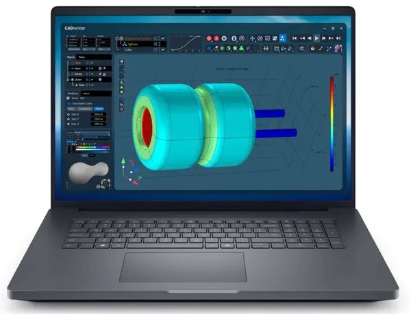 Laptop Dell - Pro Max 18 Plus MB18250, 18'', QHD+, Ultra 7, Grey