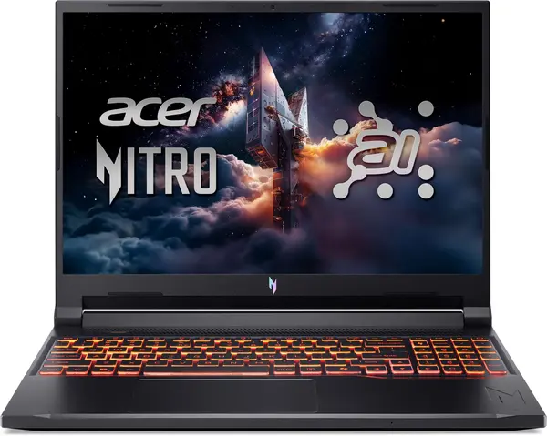 Laptop gaming Acer - Nitro 16, 16'', WUXGA, Ryzen 7, 180Hz, RTX 5060, 64GB/1TB