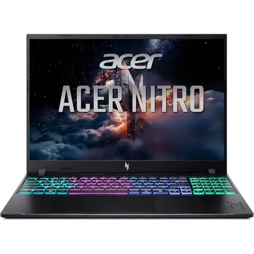 Laptop Gaming Acer Nitro V 16 ANV16-I31 (Procesor Intel® Core™ 5 210H (12M Cache, up to 4.80 GHz), 16inch WUXGA IPS 165H, 16GB, 512GB SSD, GeForce RTX 5050 @8GB, Negru)
