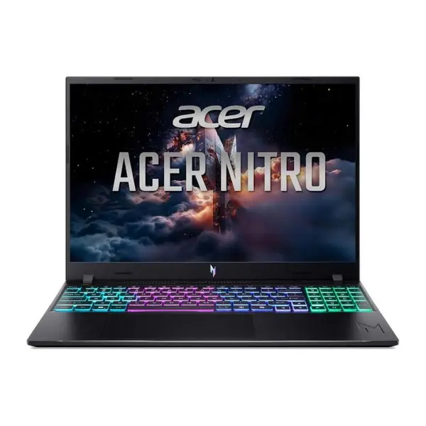 Laptop Gaming Acer Nitro V 16 NH.U5BEX.007, Intel Core 5 210H, 16" WUXGA, IPS, 16 GB RAM DDR5, 512 GB SSD, NVIDIA GeForce RTX 5050, Fara Sistem de operare, Negru