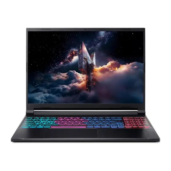 Laptop Gaming Acer Nitro V 16S AI NH.QXNEX.00A, AMD Ryzen AI 9 365, 16" WQXGA, IPS, 32 GB RAM DDR5, 1 TB SSD, NVIDIA GeForce RTX 5070, Fara Sistem de operare, Negru
