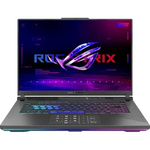 Laptop Gaming ASUS ROG Strix G16 G614FP (Procesor AMD Ryzen™ 9 9955HX (64M Cache, up to 5.40 GHz), 16inch FHD+ 165Hz, 32GB, 1TB SSD, NVIDIA GeForce RTX 5070 @8GB, Negru/Gri)