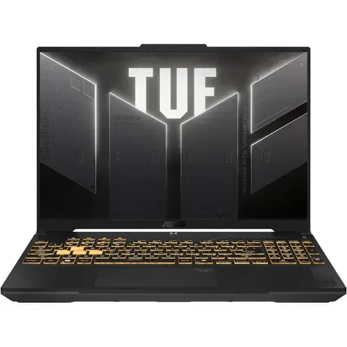 Laptop Gaming ASUS TUF F16 FX607VJ (Procesor Intel® Core™ 5 210H (12M Cache, up to 4.80 GHz), 16inch FHD+ 144Hz, 16GB DDR4, 512GB SSD, NVIDIA GeForce RTX 3050 @6GB, DLSS 3.0, Negru/Gri)