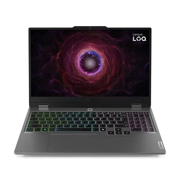 Laptop gaming Lenovo LOQ 15ARP9, 15.6", AMD Ryzen 5 7235HS, 12GB DDR5, 512GB SSD, NVIDIA GeForce RTX 3050, Luna Grey