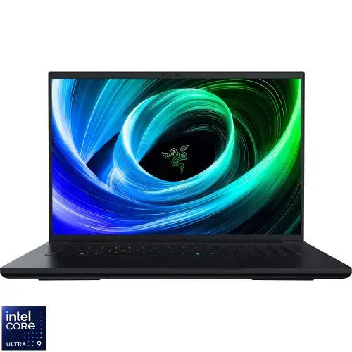 Laptop Gaming Razer Blade 18 cu procesor Intel® Core™ Ultra 9 275HX pana la 5.4GHz, 18'', UHD+ 240Hz, FHD+ 440Hz, 32GB DDR5 RAM, 1TB SSD, NVIDIA® GeForce RTX™ 5070 12GB GDDR7 , Windows 11 Home, Negru