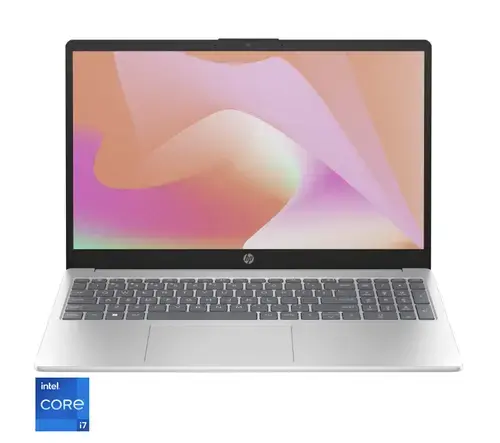 Laptop HP 15-fd0015nq (Procesor Intel® Core™ i7-1355U (12M Cache, up to 5.0 GHz) 15.6inch FHD, 16GB, 1TB SSD, Intel Iris Xe Graphics, Argintiu)