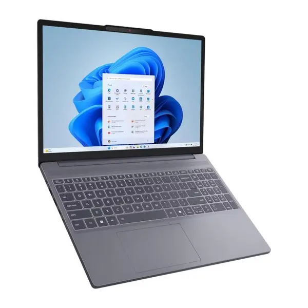 Laptop Lenovo IdeaPad Slim 3 15ARP10 83K700NVRM, AMD Ryzen 5 150, 15.3" WUXGA, IPS, 16 GB RAM DDR5, 512 GB SSD, Radeon Graphics, Fara Sistem de operare, Luna Grey