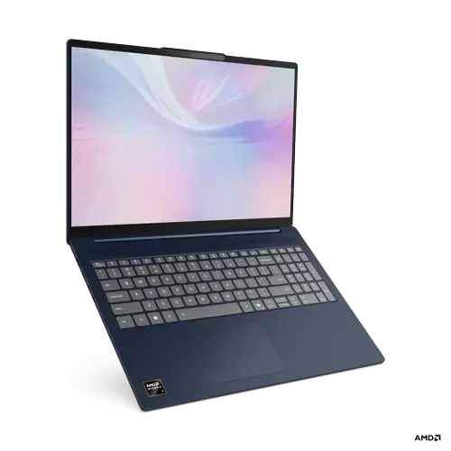Laptop Lenovo IdeaPad Slim 5 16AKP10 (Procesor AMD Ryzen AI 7 350 (16M Cache, up to 5.00 GHz), 16inch 2.8K OLED 120Hz, 32GB, 1TB SSD, AMD Radeon 860M Graphics, Albastru)