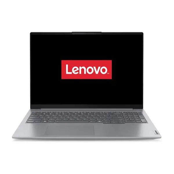 Laptop Lenovo ThinkBook 16 G7 ARP 21MW0078RM, AMD Ryzen 5 7535HS, 16" WUXGA, IPS, 16 GB RAM DDR5, 512 GB SSD, Radeon Graphics, Fara Sistem de operare, Arctic Grey
