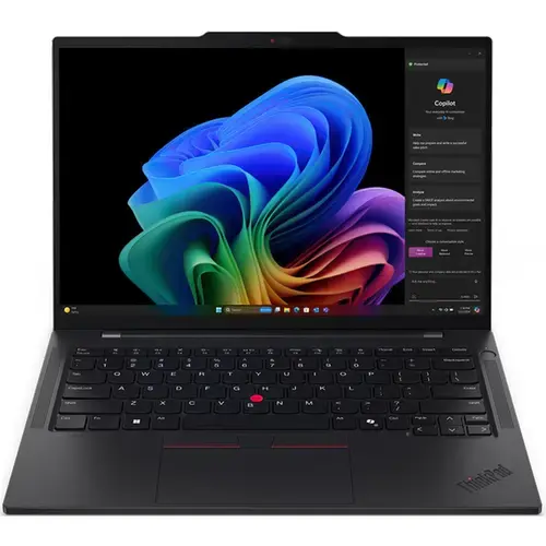 Laptop Lenovo ThinkPad T14s Gen 6 (Procesor Intel® Core™ Ultra 7 265U (12M Cache, up to 5.30 GHz) 14inch 2.8K OLED 120Hz VRR Touch, 64GB LPDDR5X, 1TB SSD, Intel® Graphics, Win 11 Pro, Negru)